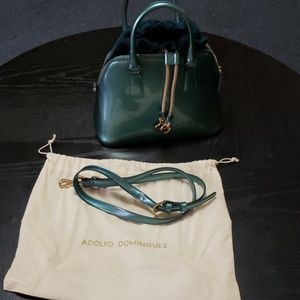 Adolfo Dominguez Small teal purse